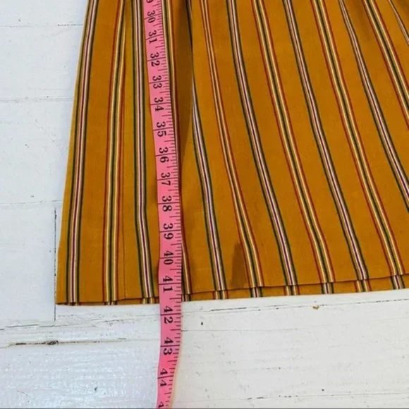 Vintage 1960s sleeveless shirt dress with belt (size XS) - Picture 6 of 7